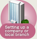Setting up a company or local branch